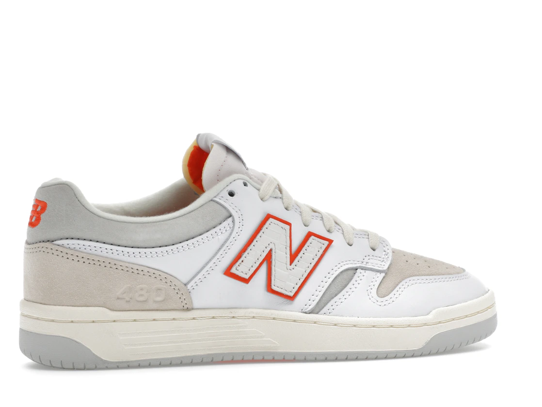 New Balance Numeric 480 Kith Madison Square Garden White Orange