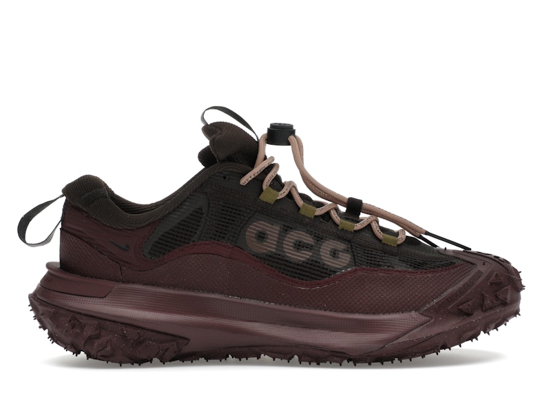 【同梱不可】 Fly Mountain ACG Nike 2 Burgundy Brown Velvet Gore-Tex Low シューズ