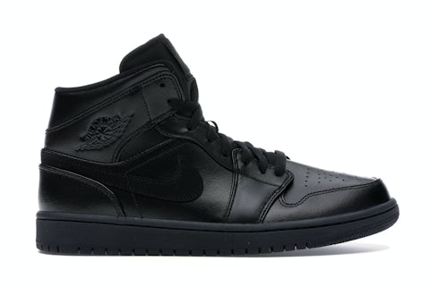 Jordan Mid Black Men's 554724-090 US - Main Image