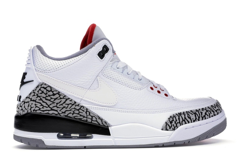Air jordan 3 jth white cement