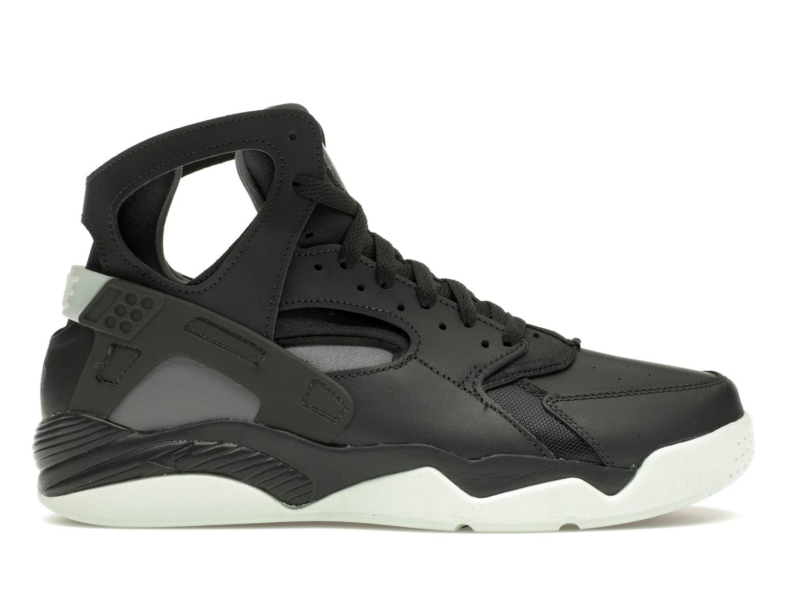 Nike Air Flight Huarache Dark Smoke Grey Barely Green Men's - FJ4839-001 - US