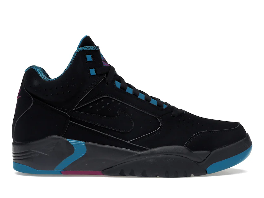 Nike Air Flight Lite II Mid Black Cyber Teal Men's - DQ7687-002 - US