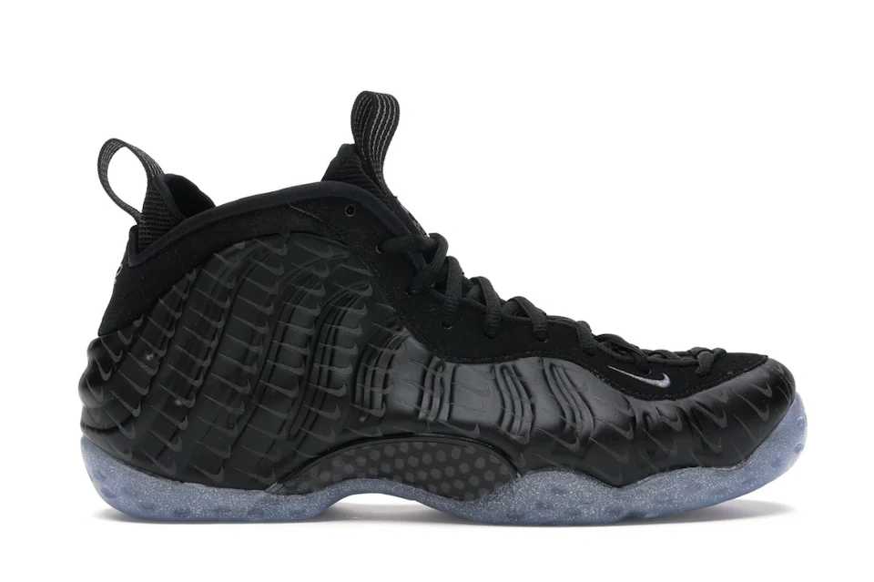 Nike Air Foamposite One All-Over Swoosh Black 0