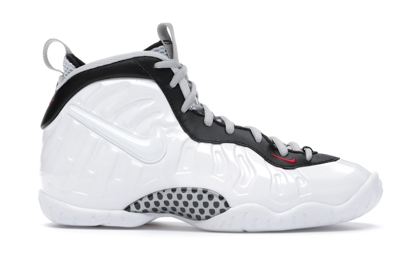 Nike Air Foamposite Pro White Black University Red (GS)