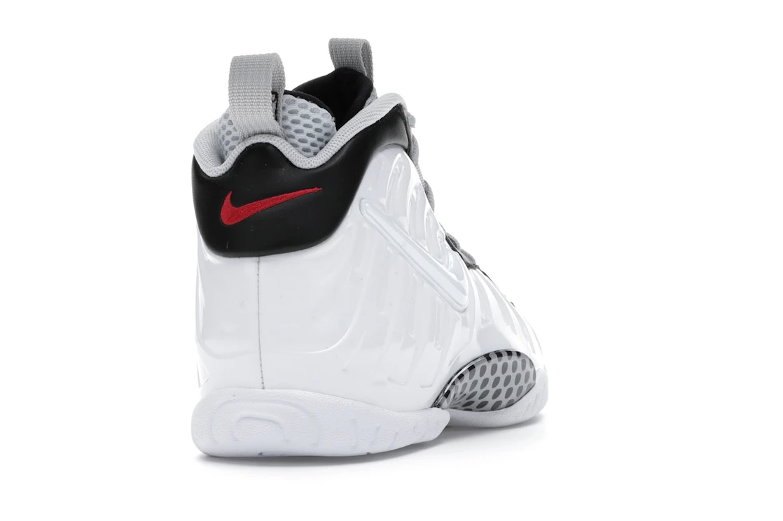 Nike Air Foamposite Pro White Black University Red (GS)