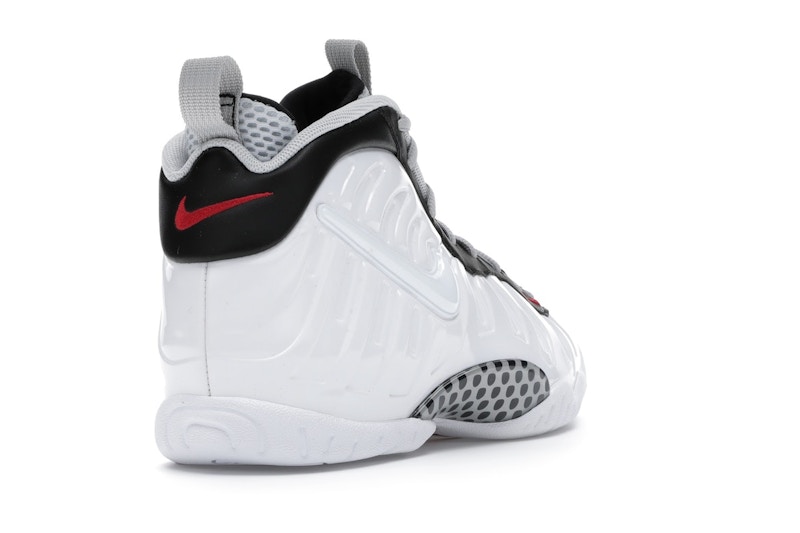 Nike Air Foamposite Pro White Black University Red (GS)