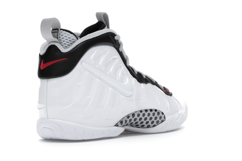 Nike Air Foamposite Pro White Black University Red (GS)