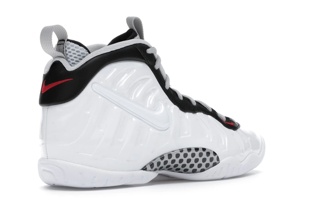 Nike Air Foamposite Pro White Black University Red (GS)