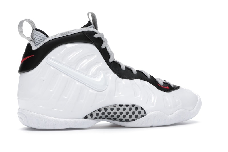 Nike Air Foamposite Pro White Black University Red (GS)