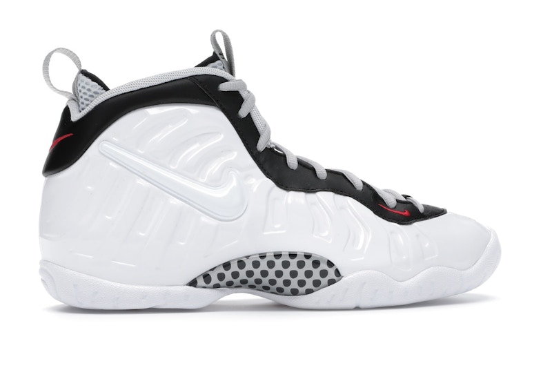Nike Air Foamposite Pro White Black University Red (GS)