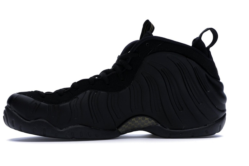 black and gold foamposite grade school