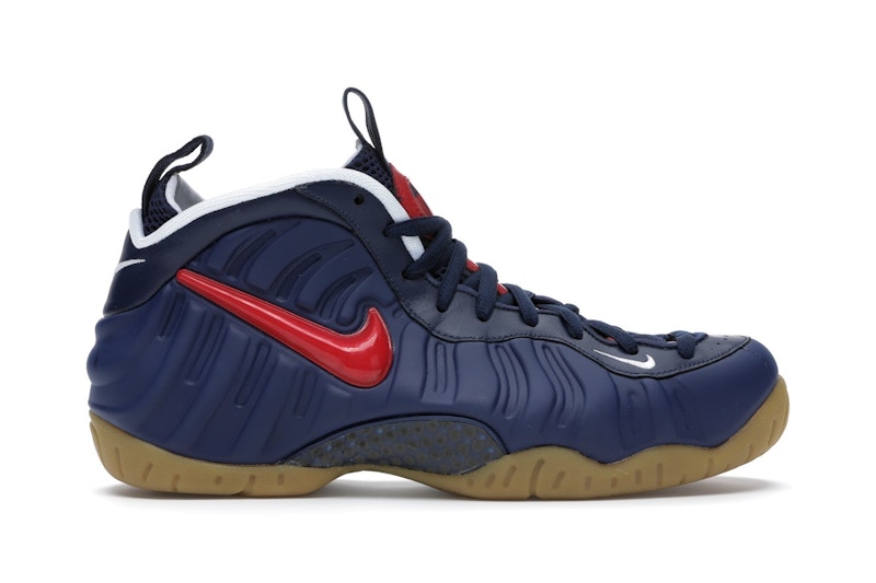 Foamposite red and shop blue