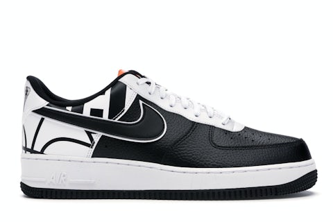 Nike Air Force Low '07 LV8 Schwarz Schwarz Weiß Herren – 823511