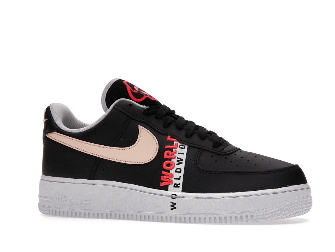 Nike Air Force 1 Low '07 LV8 Worldwide Pack Black Flash Crimson