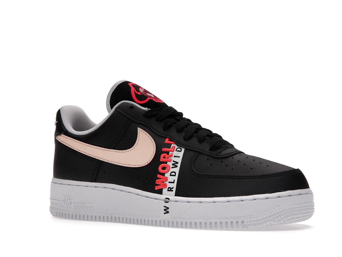 Nike Air Force 1 Low '07 LV8 Worldwide Pack Black Flash Crimson