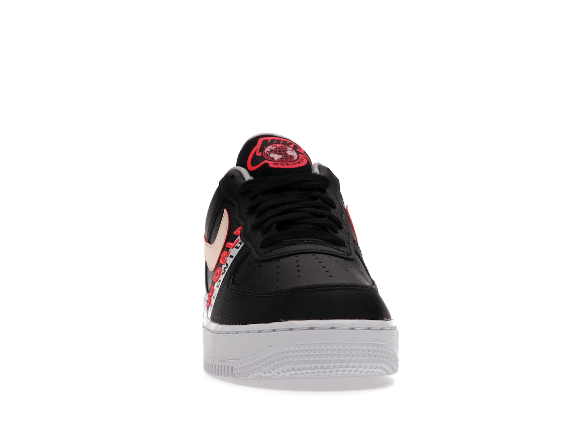 Nike Air Force 1 Low '07 LV8 Worldwide Pack Black Flash Crimson