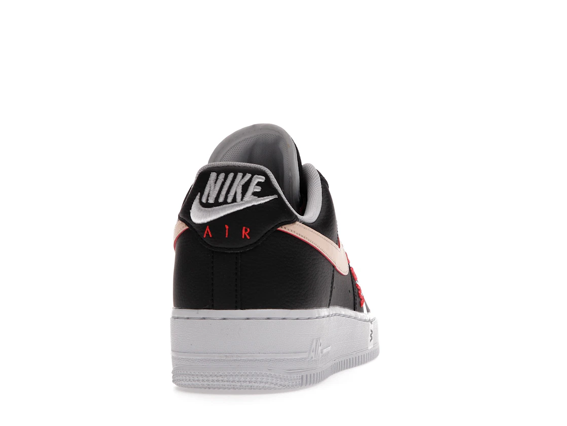 Nike Air Force 1 Low '07 LV8 Worldwide Pack Black Flash Crimson