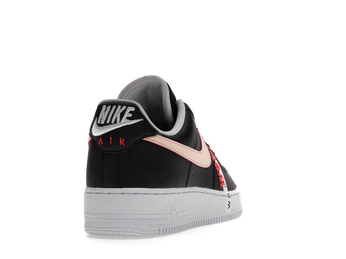 Nike Air Force 1 Low '07 LV8 Worldwide Pack Black Flash Crimson