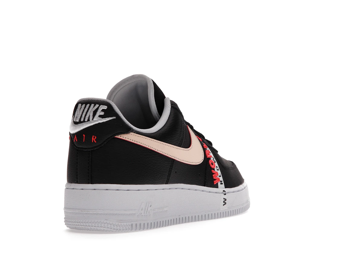 Nike Air Force 1 Low '07 LV8 Worldwide Pack Black Flash Crimson