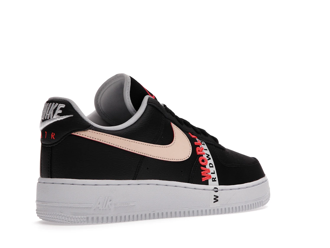 Nike Air Force 1 Low '07 LV8 Worldwide Pack Black Flash Crimson