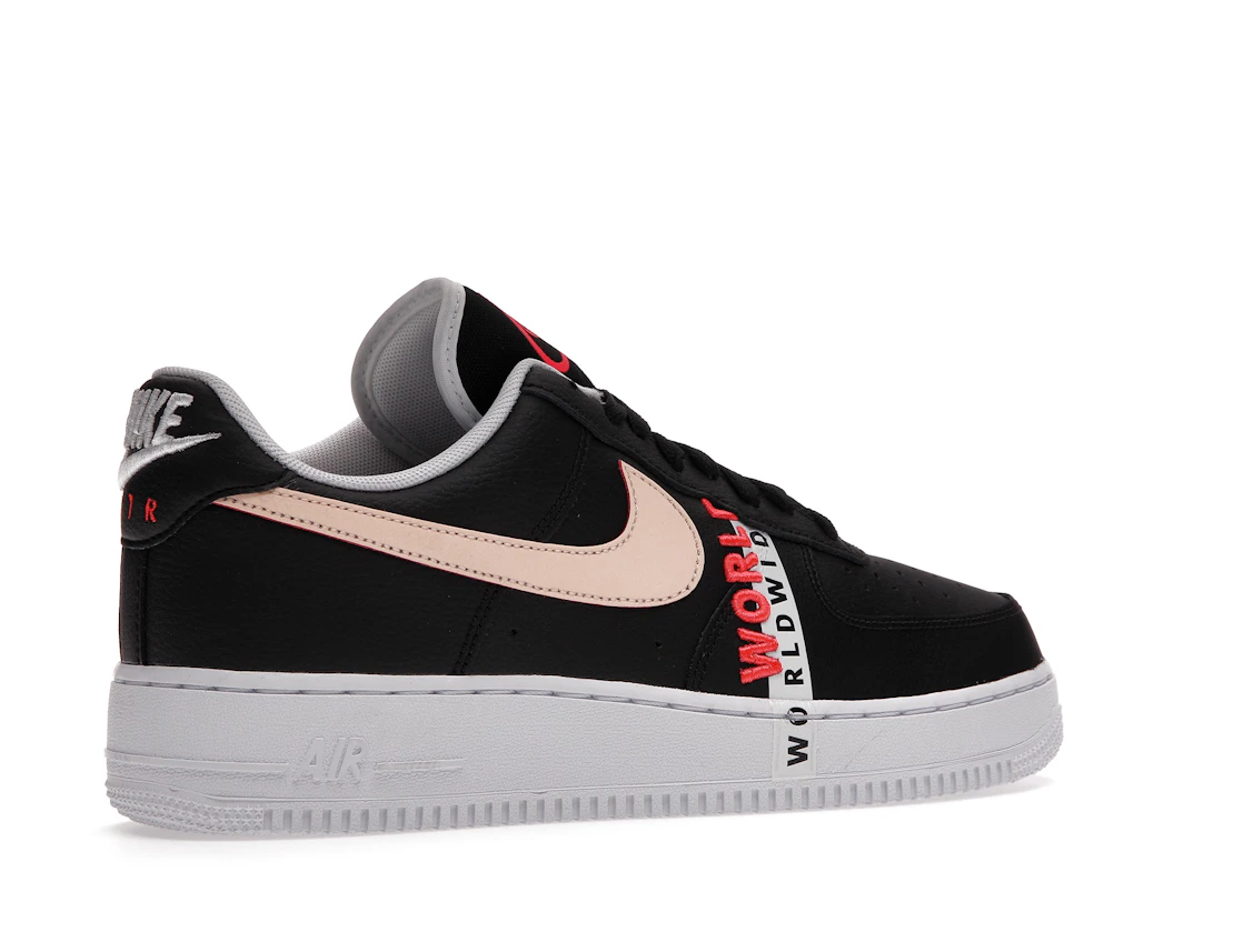 Nike Air Force 1 Low '07 LV8 Worldwide Pack Black Flash Crimson