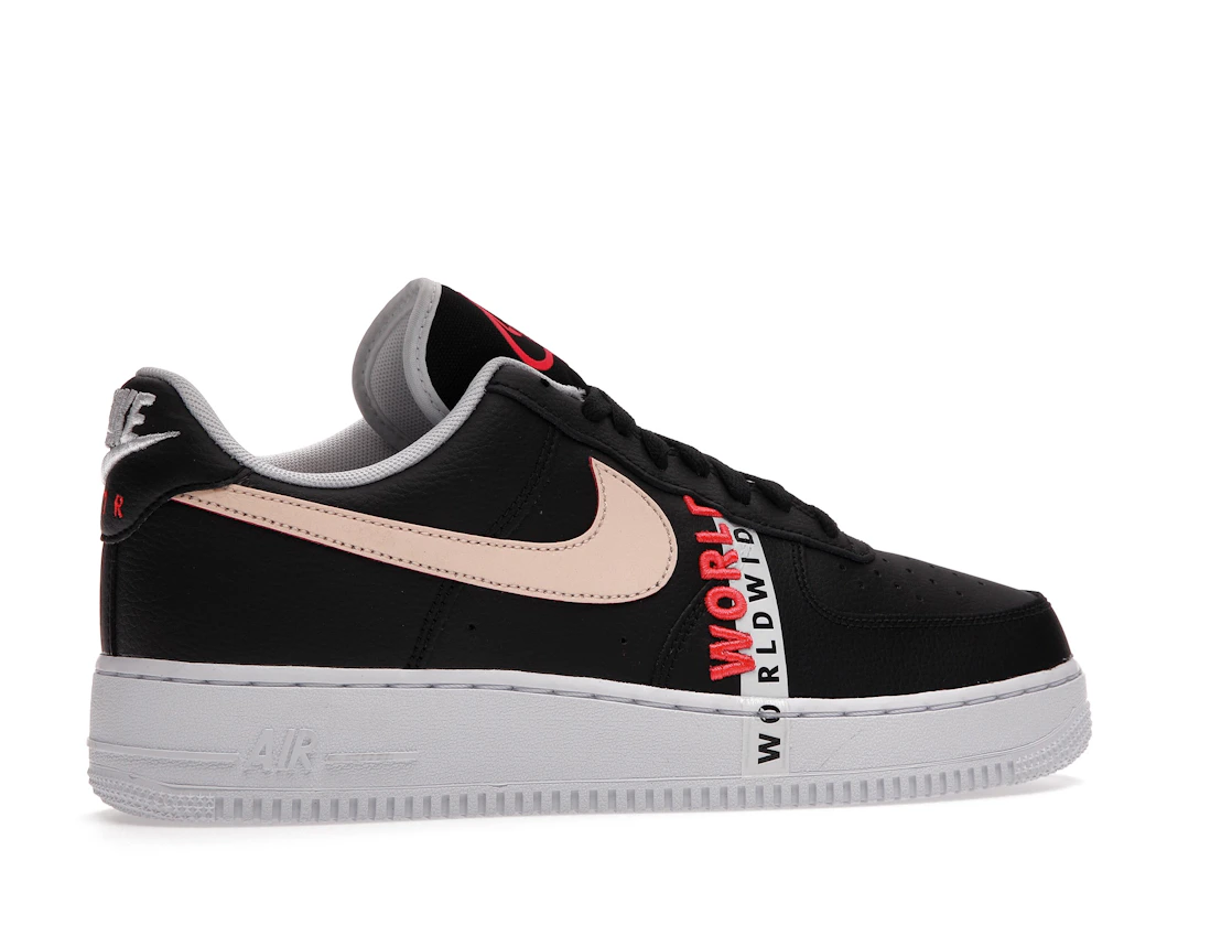 Nike Air Force 1 Low '07 LV8 Worldwide Pack Black Flash Crimson