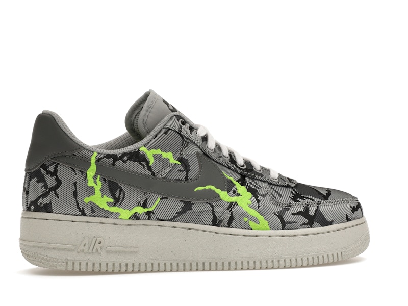 Nike Air Force 1 Low '07 LX Light Smoke Grey Camo Embroidery