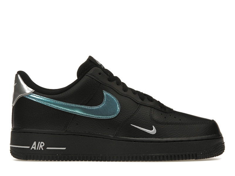 Black and blue nike air sale force