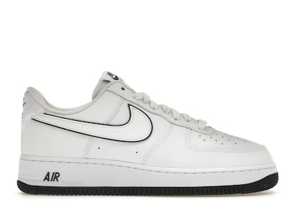 Nike Air Force '07 Low White Black Outline Swoosh Men's DV0788