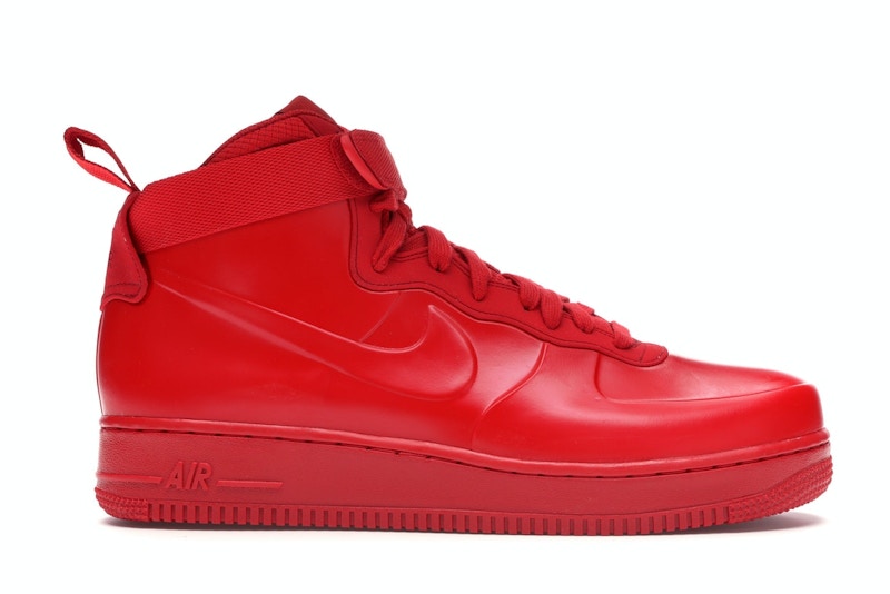 Air force one foamposite red outlet