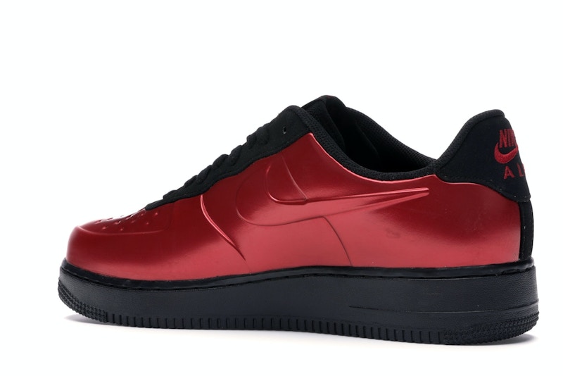 Red foamposite air force ones clearance