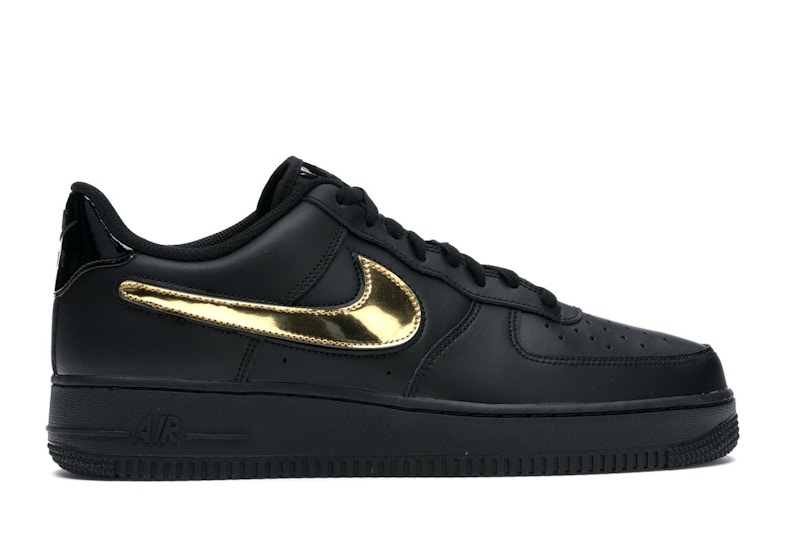 Nike air force gold schwarz clearance