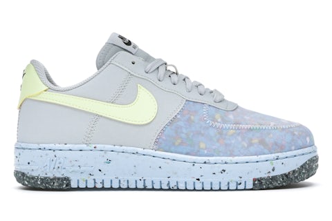 Nike Air Force Crater Pure Platinum Barely Volt (Women's