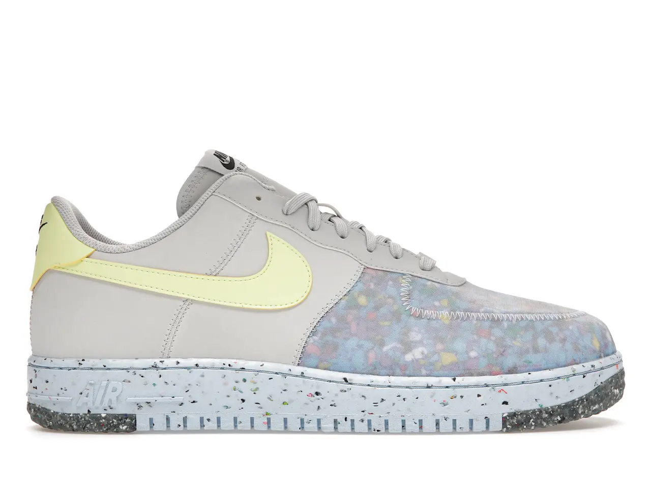 Nike Air Force 1 Crater Pure Platinum Barely Volt Men's - CZ1524-001 - US