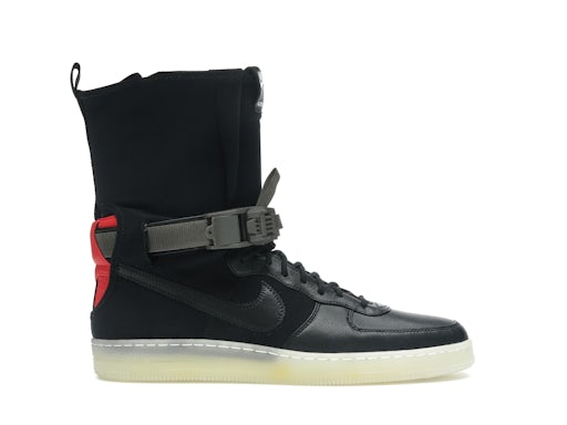 Nike Air Force 1 Downtown Acronimo Nero Cremisi 0