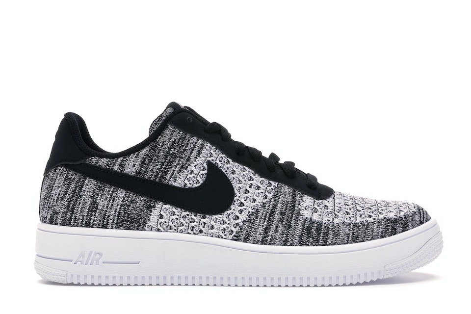 Nike Air Force 1 Flyknit 2 Black Pure Men's - - US
