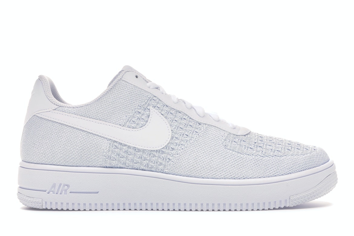 Nike Air Force 1 Flyknit 2 White Pure Platinum