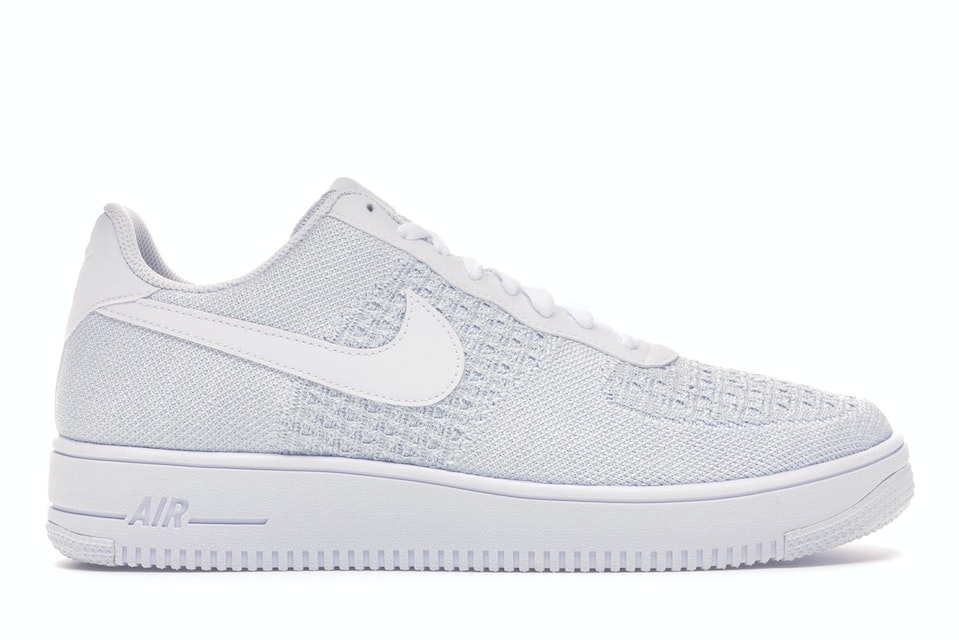 Nike Air Force 1 Flyknit 2 White Pure Platinum Hombre - - MX