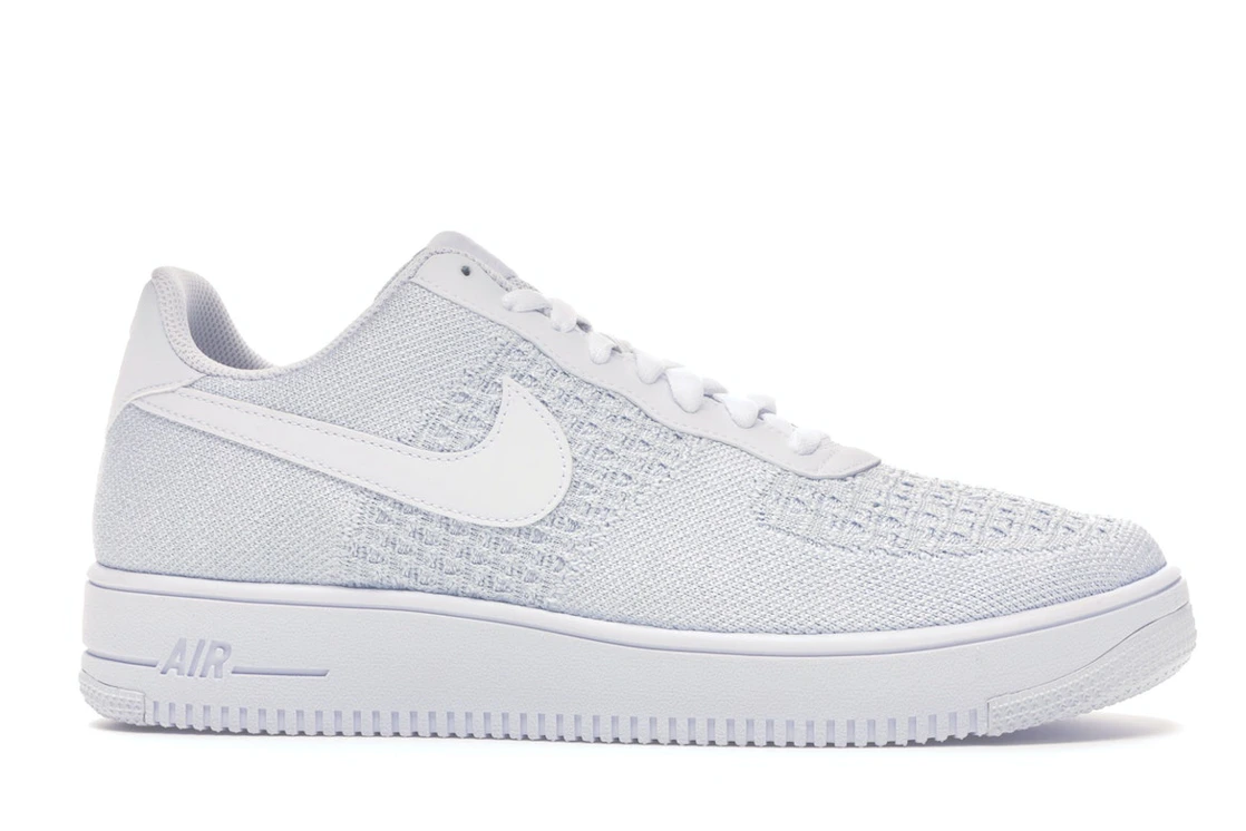 Nike Air Force 1 Flyknit 2 White Pure Platinum