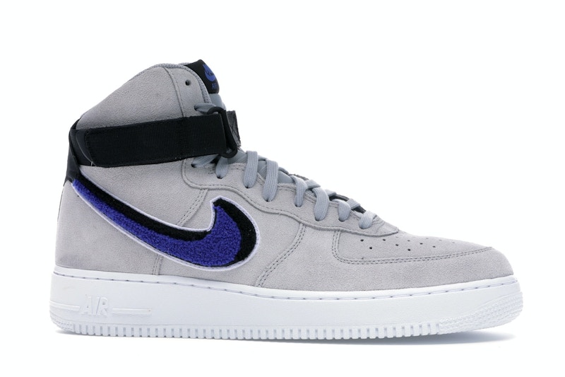 Nike Air Force 1 High Chenille Swoosh Wolf Grey