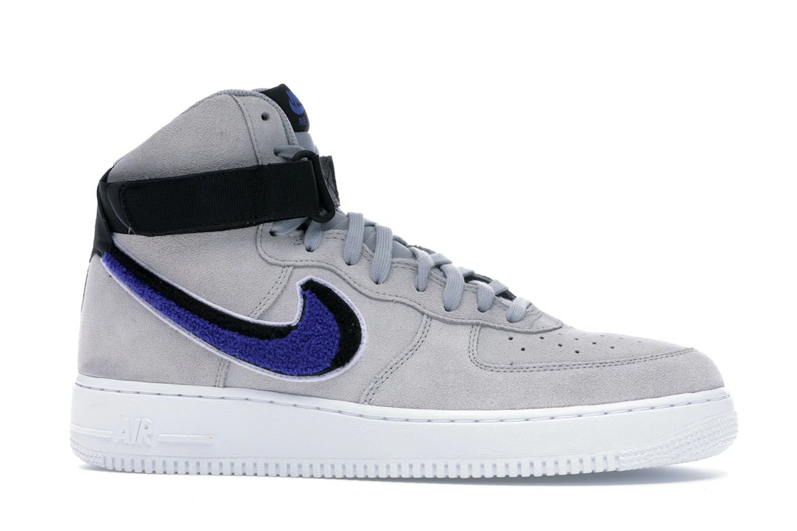 Nike Air Force 1 High Chenille Swoosh Wolf Grey