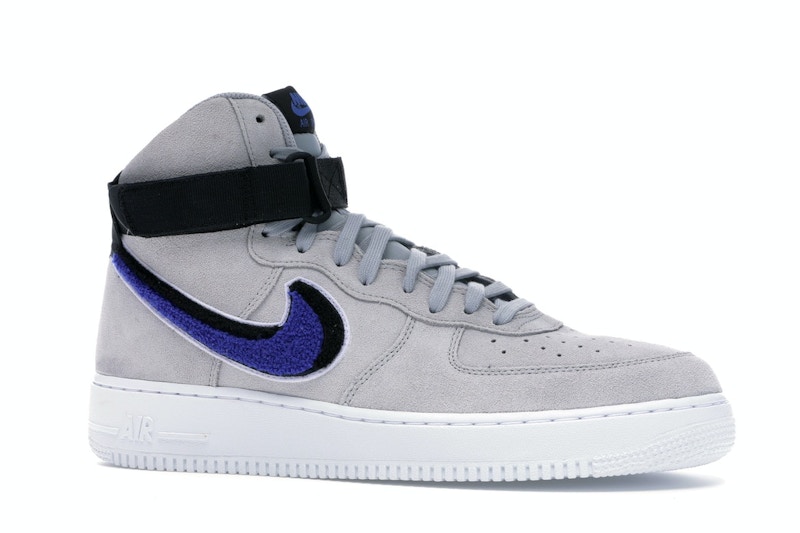 Nike Air Force 1 High Chenille Swoosh Wolf Grey