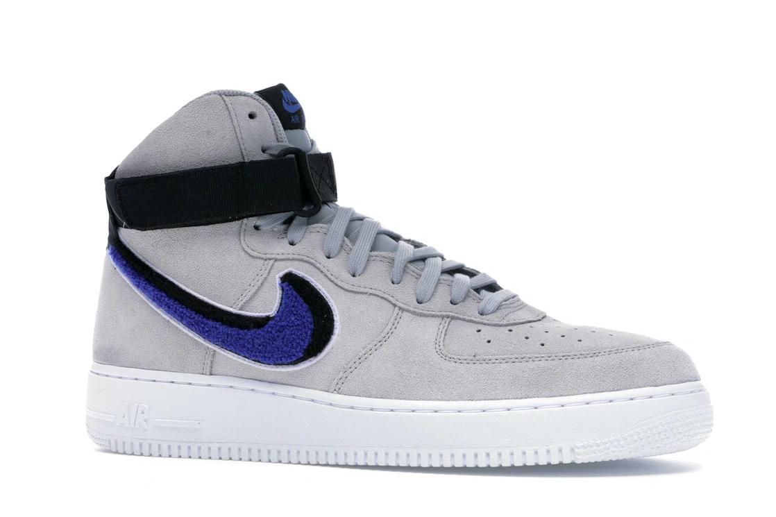 Nike Air Force 1 High Chenille Swoosh Wolf Grey