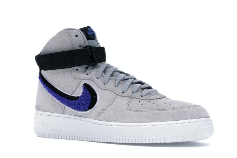Nike Air Force 1 High Chenille Swoosh Wolf Grey