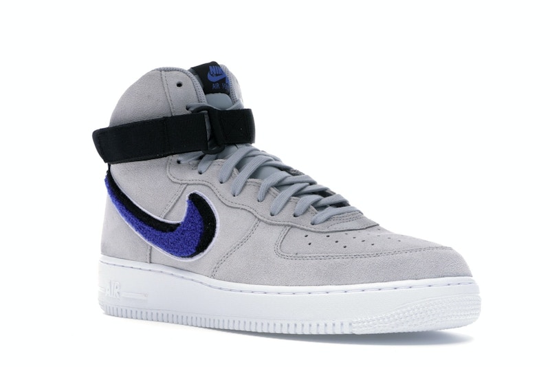 Nike Air Force 1 High Chenille Swoosh Wolf Grey