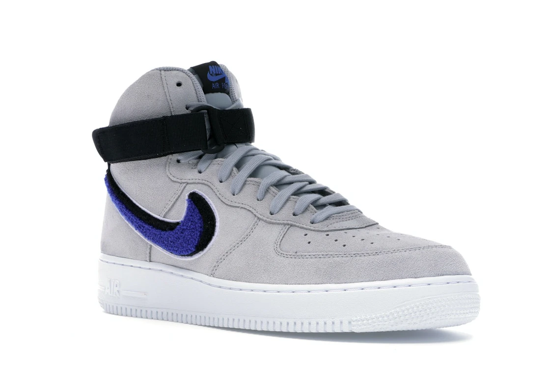 Nike Air Force 1 High Chenille Swoosh Wolf Grey
