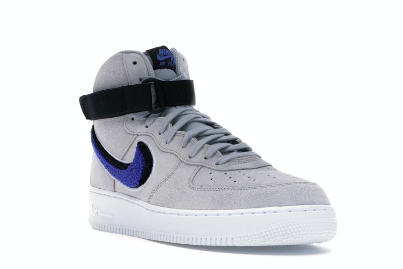Nike Air Force 1 High Chenille Swoosh Wolf Grey