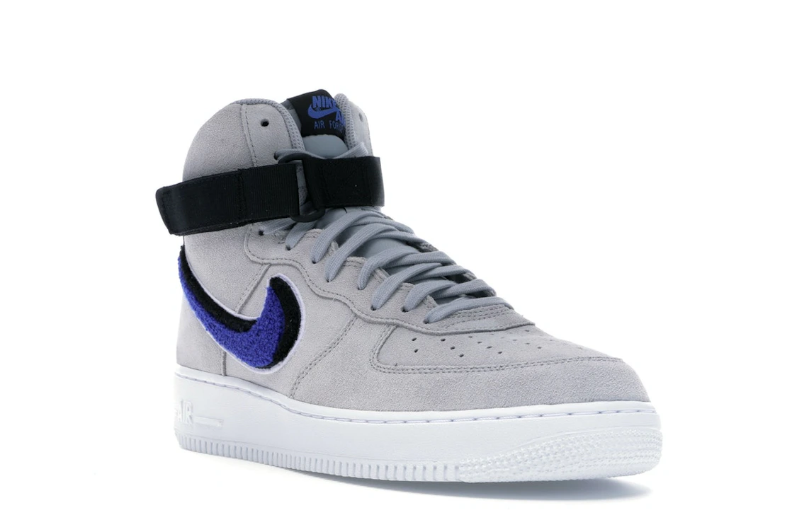 Nike Air Force 1 High Chenille Swoosh Wolf Grey