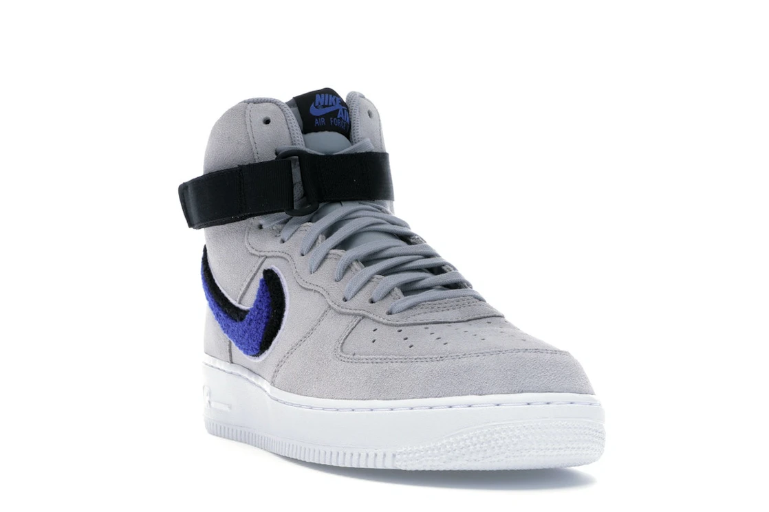 Nike Air Force 1 High Chenille Swoosh Wolf Grey