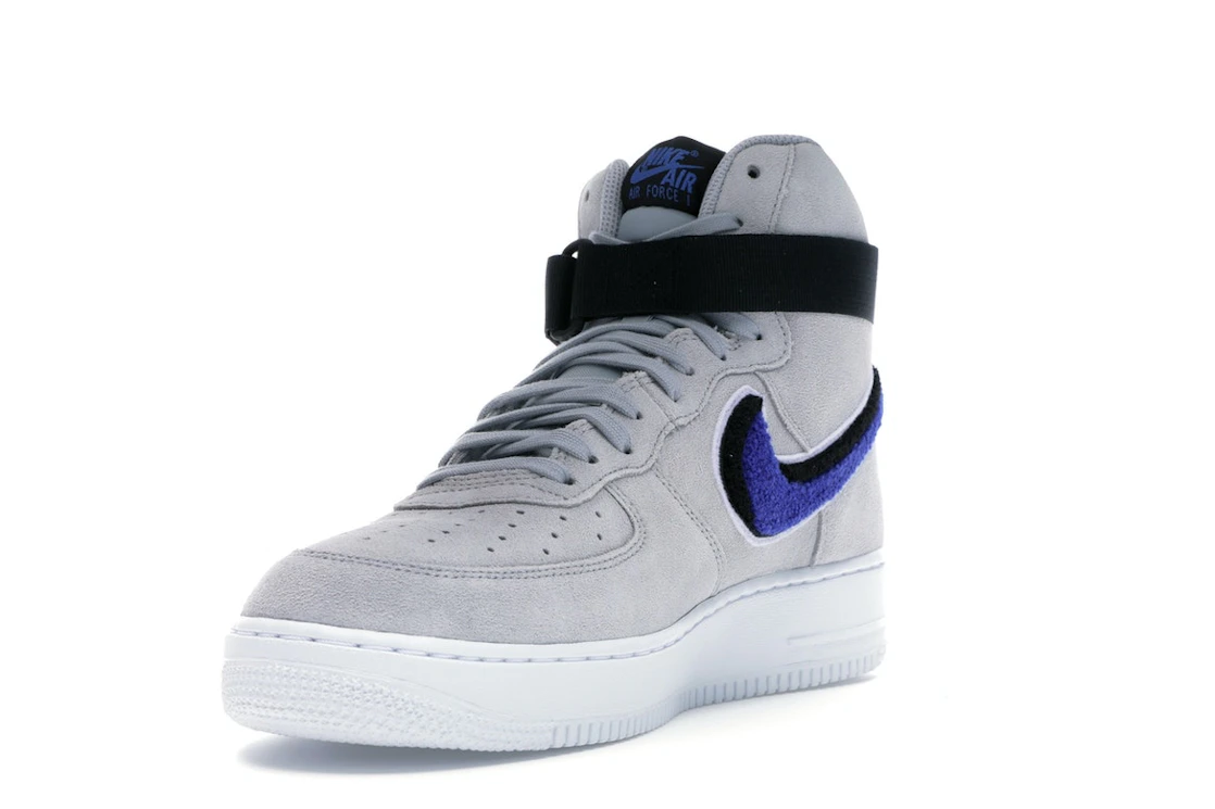 Nike Air Force 1 High Chenille Swoosh Wolf Grey